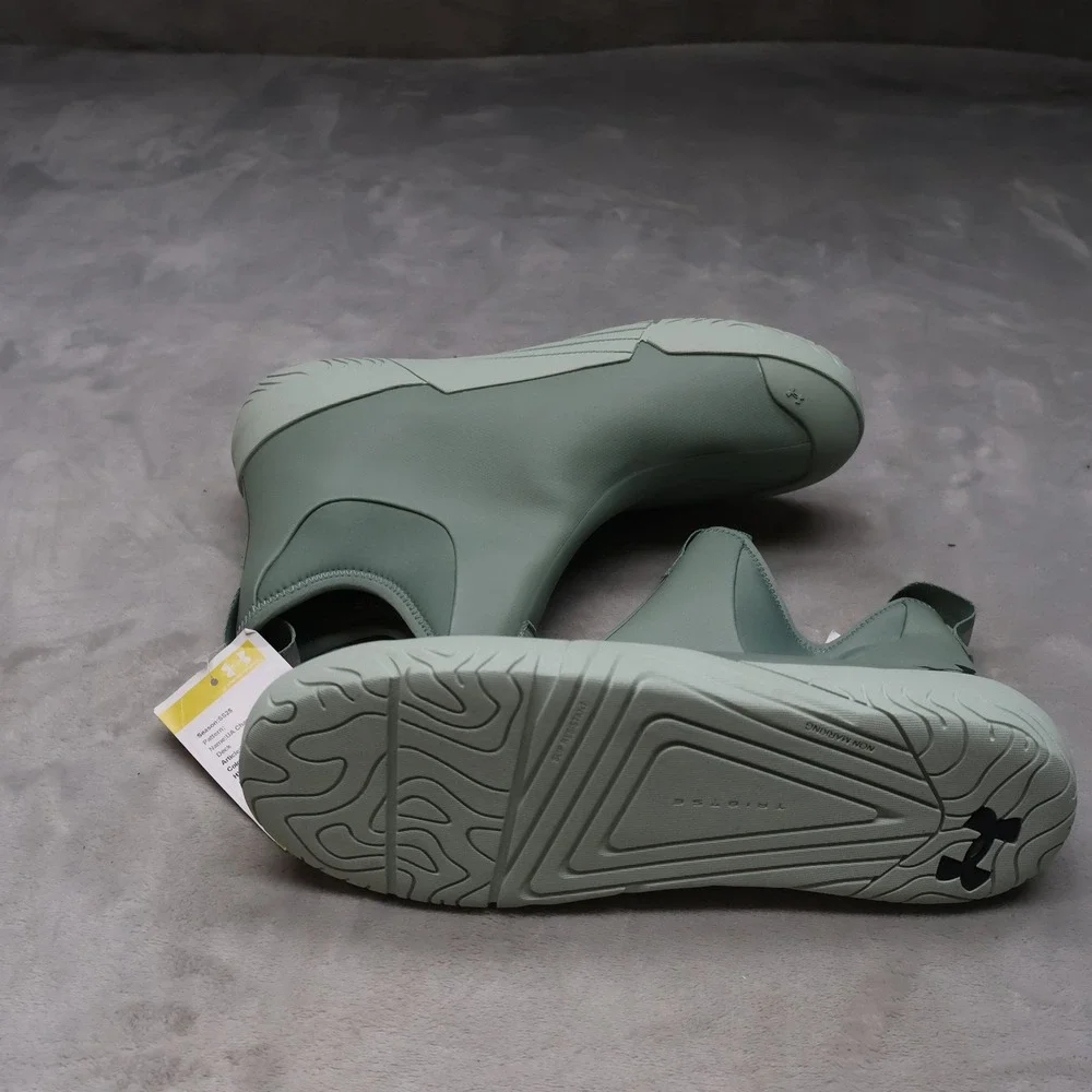 Under Armour Mens 9 Rain Boots Green Charged Shoreman Deck Rubber Waterproof NEW